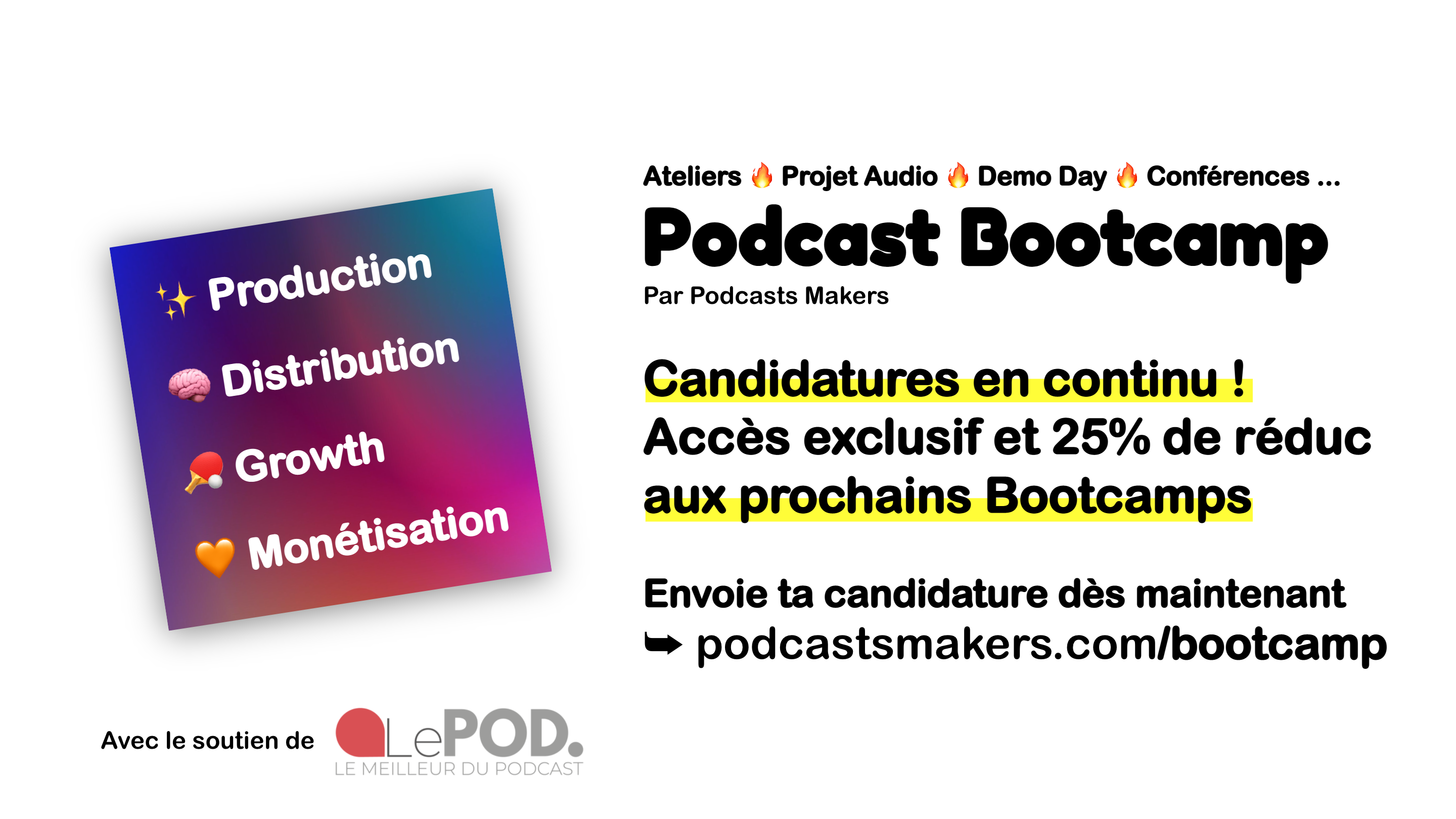 Podcast Bootcamp, par Podcasts Makers